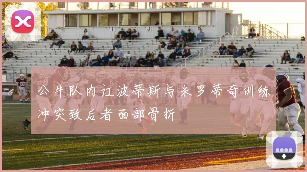 公牛队内讧波蒂斯与米罗蒂奇训练冲突致后者面部骨折